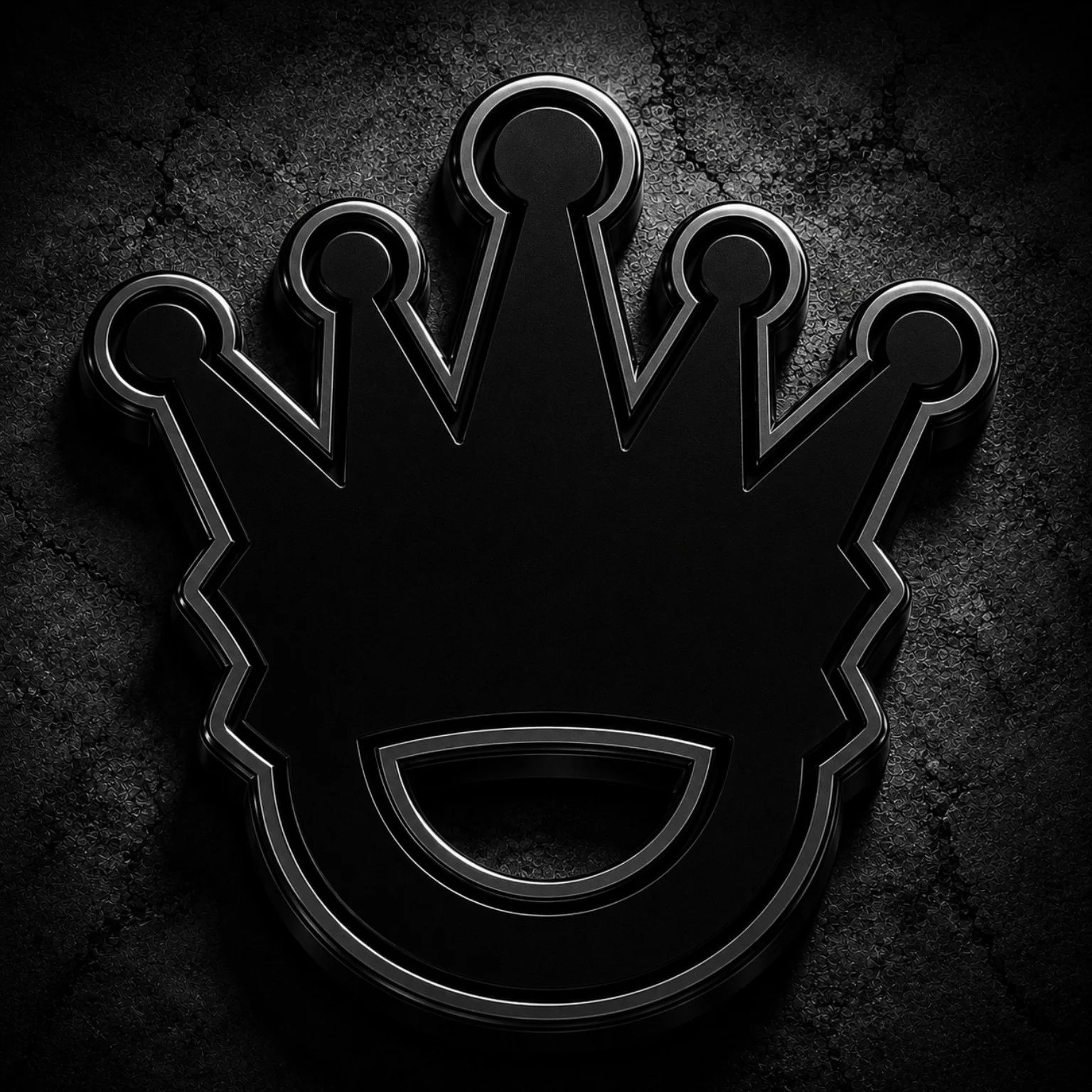 Dark chrome crown