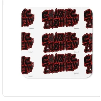 Chaotic Methodz Cork-Back Coaster