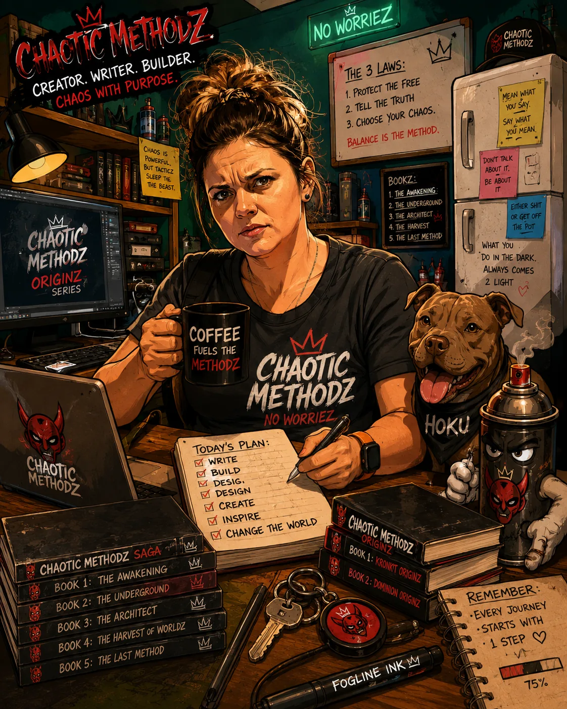 Chaotic Methodz creative workspace