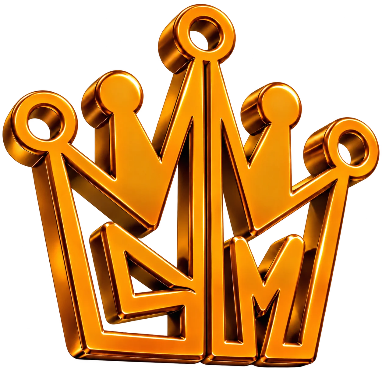 Gold CM crown