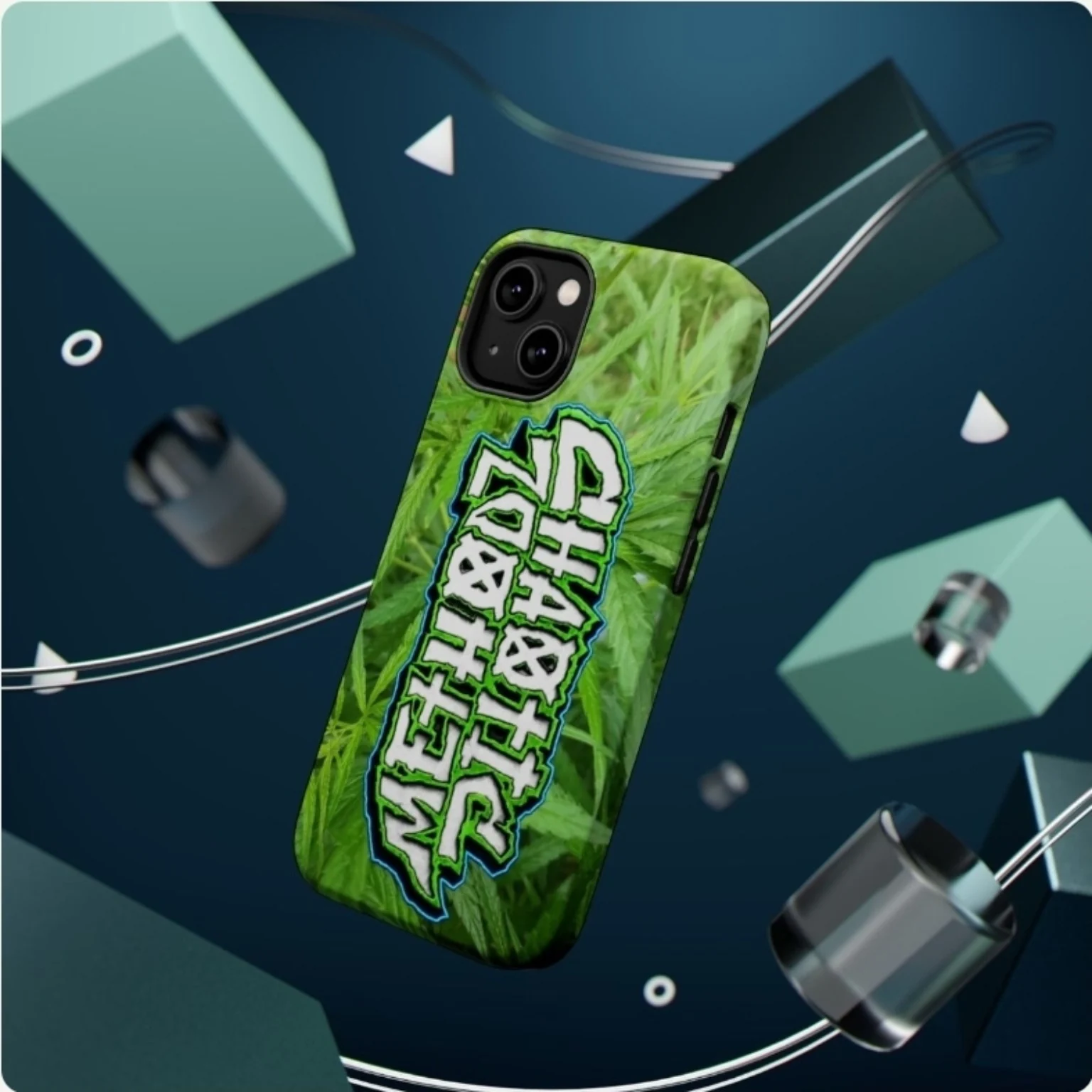 Green Methodz Phone Case view 2