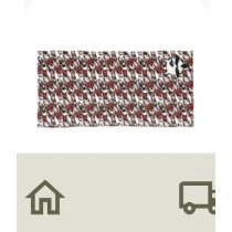 Chaotic Methodz White/Red Beach Towel