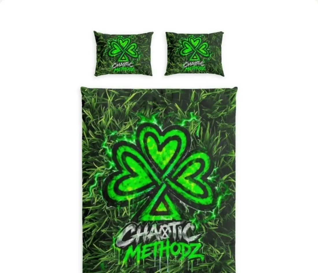 CM green clover bedding set