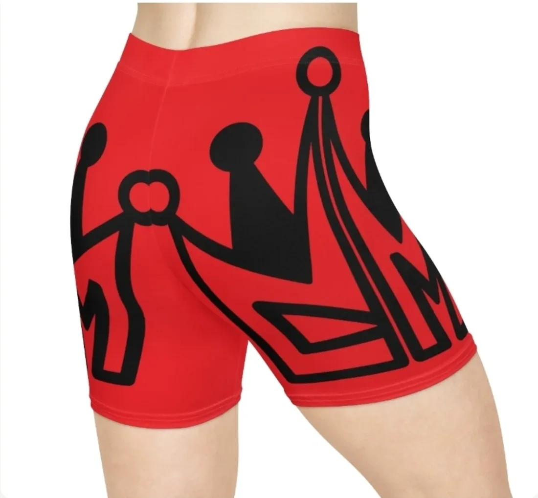 CM red crown bike shorts