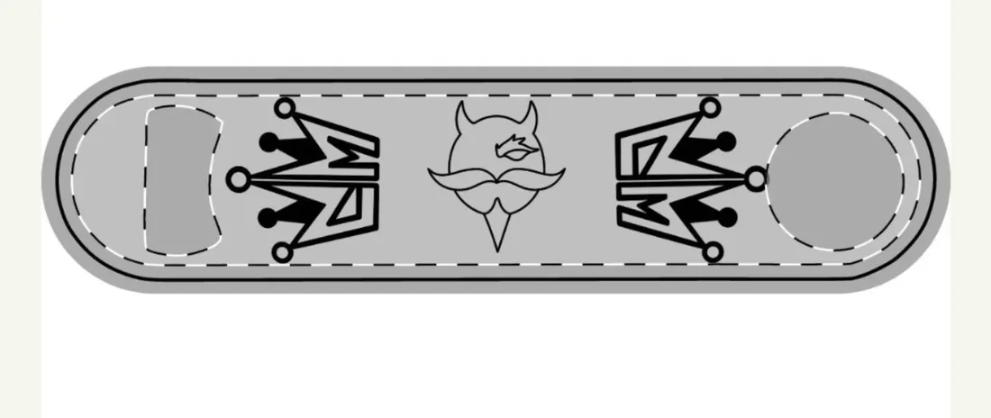 CM crown bottle opener
