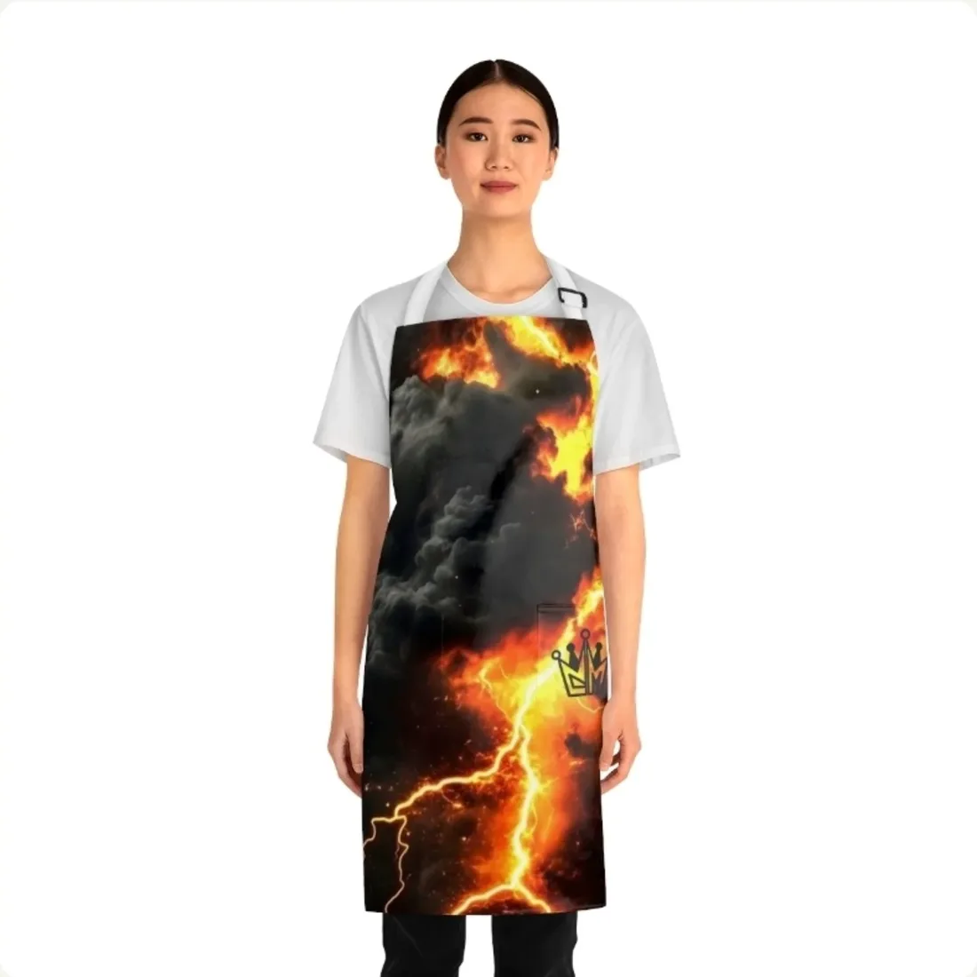 CM fire and lightning apron