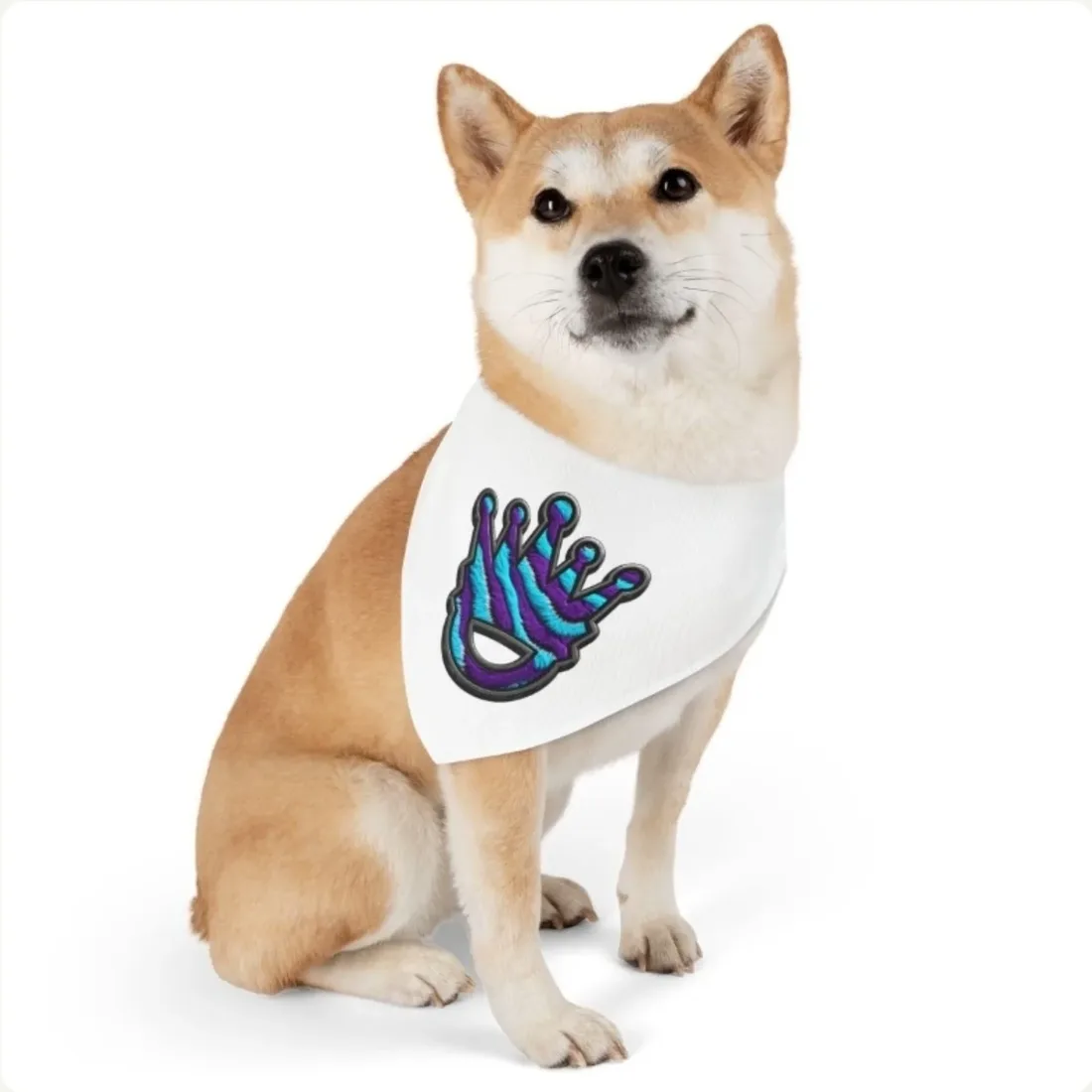 CM crown pet bandana