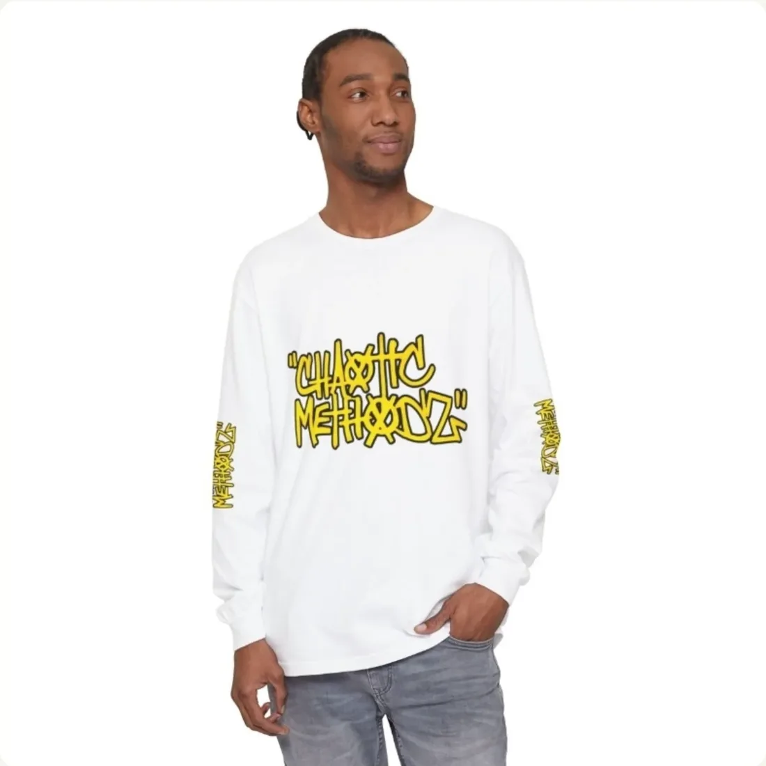 CM gold signature long-sleeve shirt