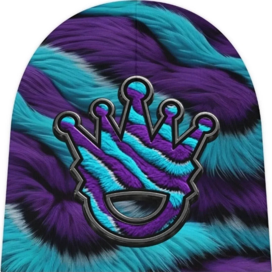 CM purple crown beanie
