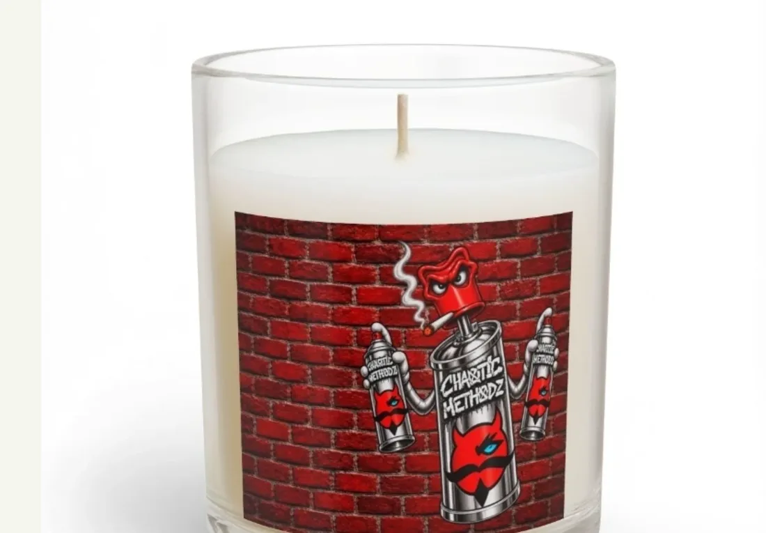 CM spray-can candle