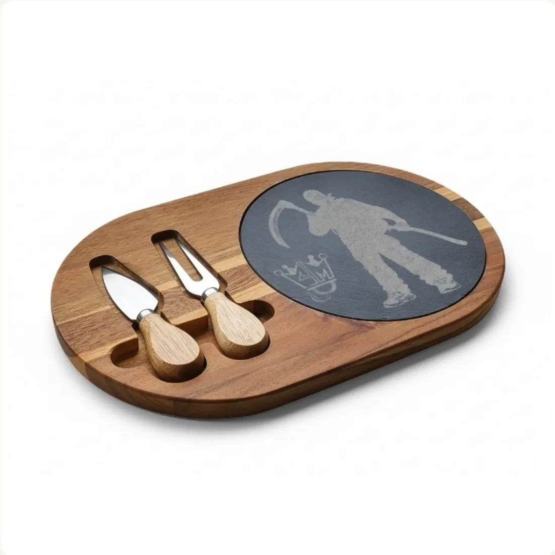 CM character cheese board set