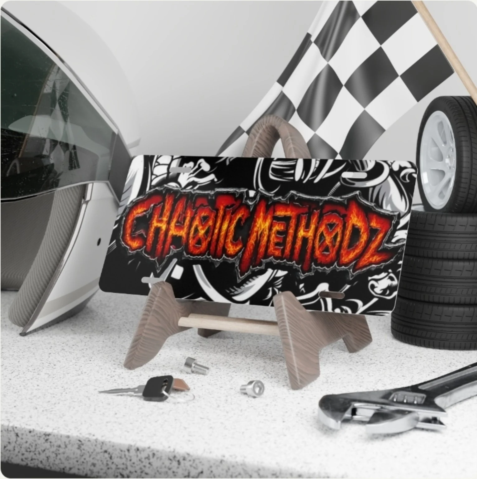 Chaotic Methodz Vanity Plate view 2