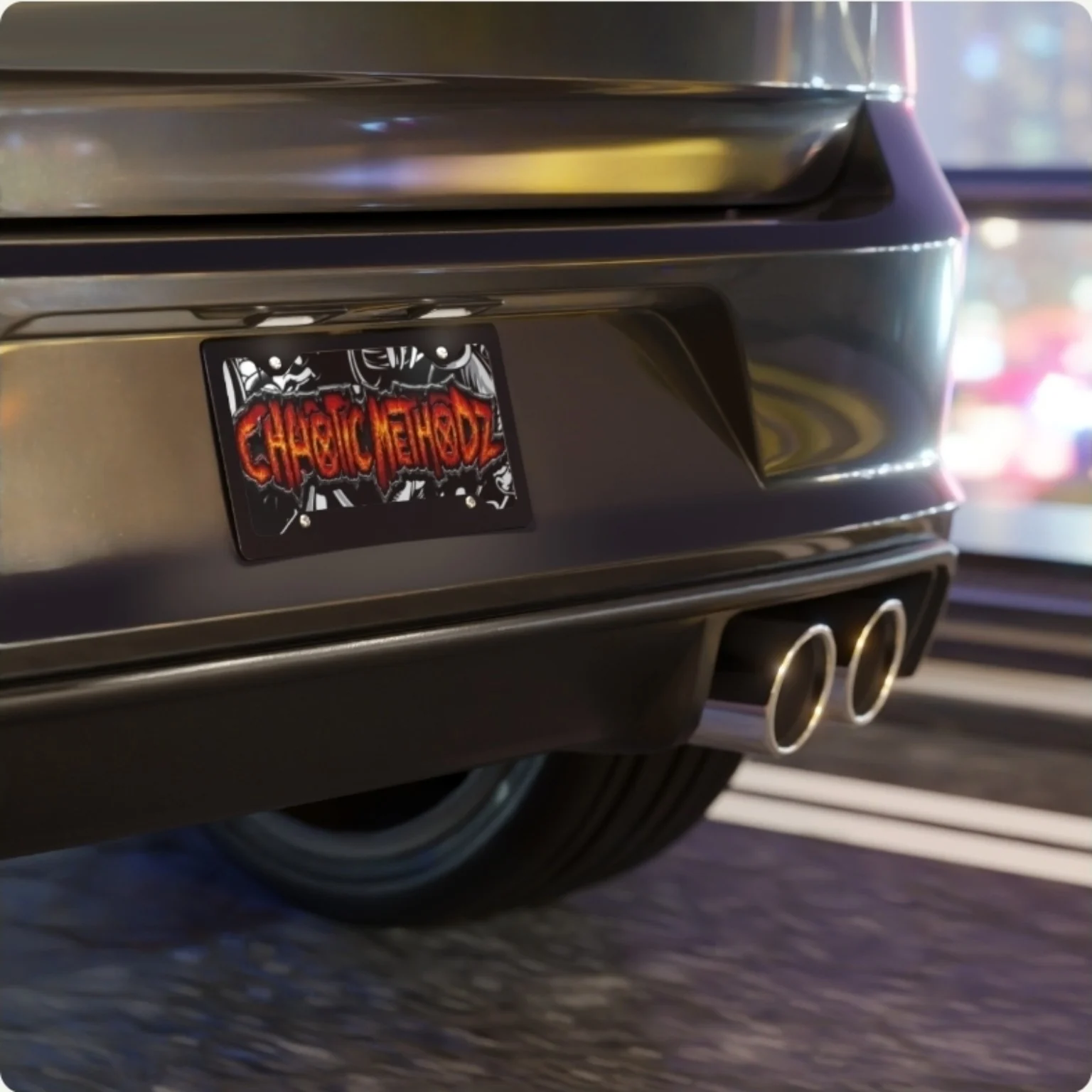 Chaotic Methodz Vanity Plate view 3